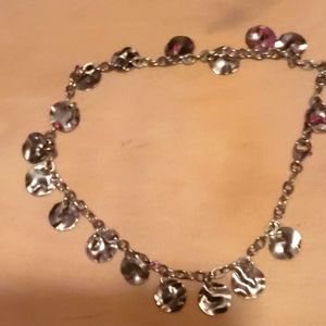 Women's silver charm bracelet